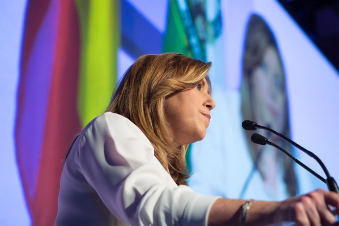 Susana Díaz interviene en la entrega de los premios Meridiana