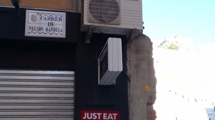 Calle Nelson Mandela que sustituye a Primo de Rivera