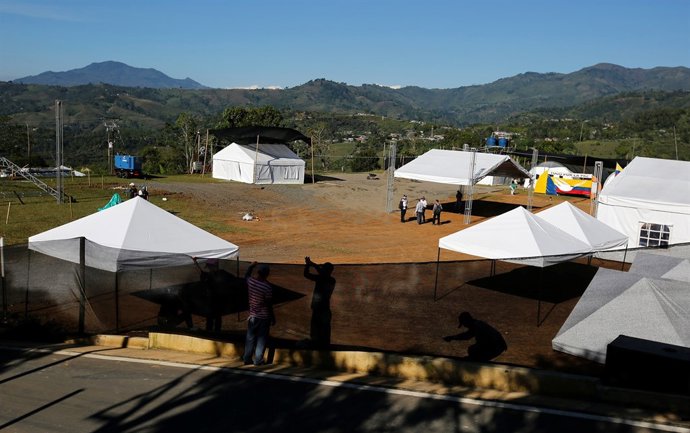 Zona de concentración de las FARC
