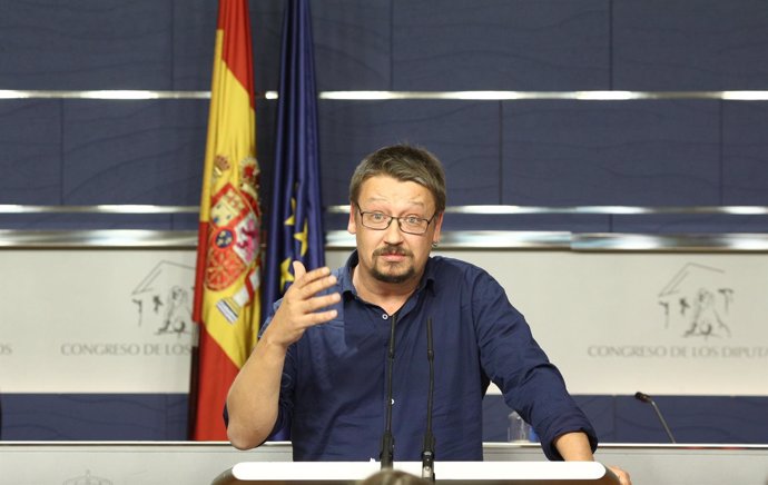 Xavier Domènech, portaveu d'En Comú, en una imatge d'arxiu