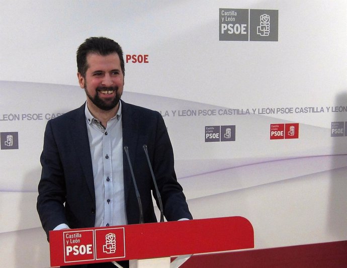 El secretario general del PSOE de Castilla y León, Luis Tudanca