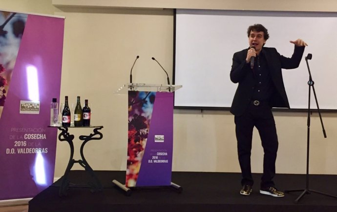 Javier Veiga presenta vinos de Valdeorras