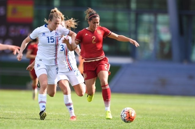 España - Islandia de fútbol femenino