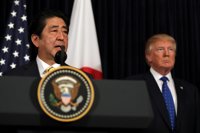 Trump respalda a Japón "al 100%" tras el lanzamiento de misiles por parte de Corea del Norte