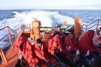 Rescatados diez subsaharianos que intentaban alcanzar la costa de Tarifa