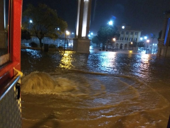 Paseo de los Curas lluvia inundaciones granizo 