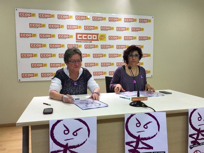 Alba García i Lidia Sandalinas, CCOO Catalunya 