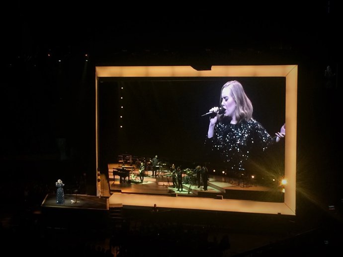 Adele en concert en el Palau Sant Jordi de Barcelona