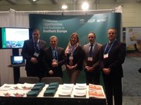 Diputación y Junta promocionan las oportunidades que ofrece la Faja Pirítica Ibérica en el PDAC de Toronto