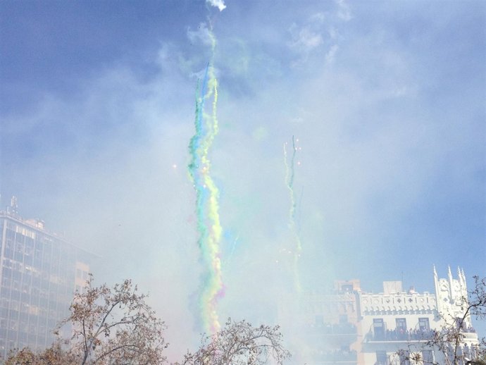 Mascletà de Pirotecnia del Mediterráneo este martes en la Plaza del Ayuntamiento