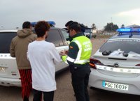 La Guardia Civil controla a 10.335 conductores durante el Carnaval, de los que 23 han sido detenidos por conducir ebrios
