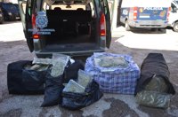 Detenido un conductor en La Jonquera que iba a Francia con 70 kilos de marihuana