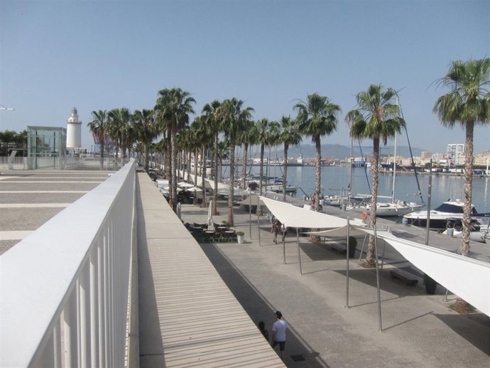 Muelle Uno, Málaga, puerto