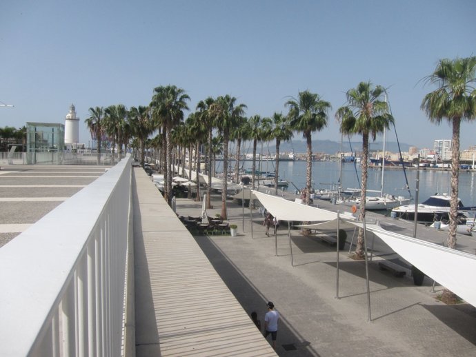 Muelle Uno, Málaga, puerto