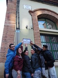 Jóvenes de 'Pioneros' reivindican un mayor número de calles con nombre de mujer en Logroño