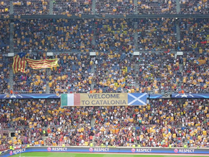 Estelades en el Camp Nou