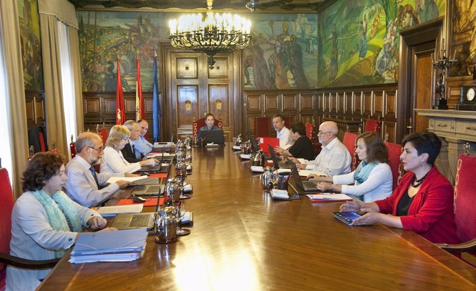 Sesión de Gobierno de Navarra.