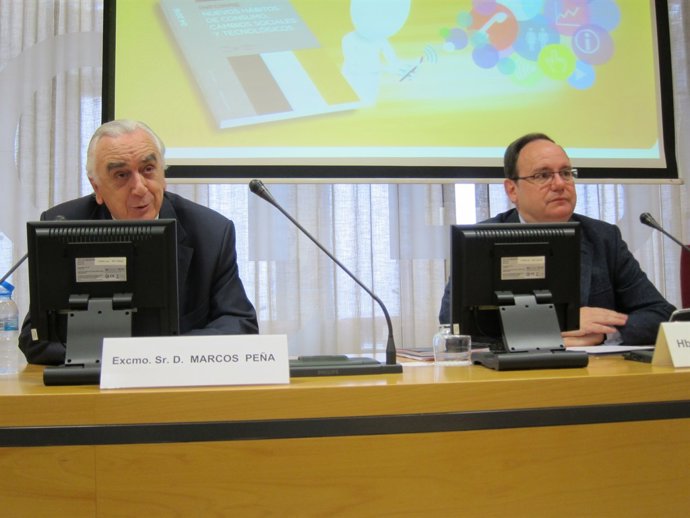 Marcos Peña (CES) i Lluís Franco (Ctesc)