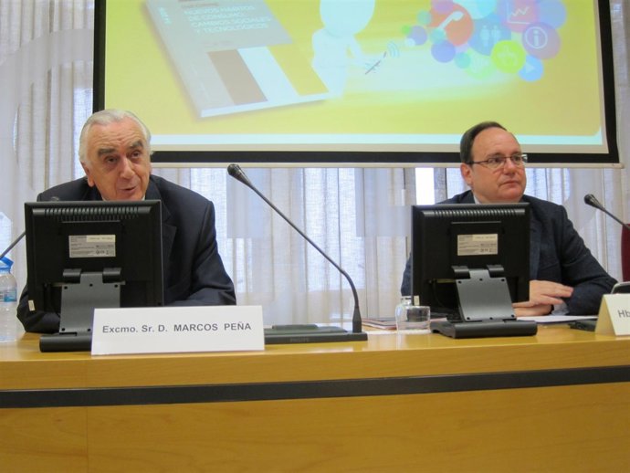Marcos Peña (CES) i Lluís Franco (Ctesc)