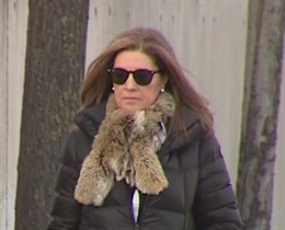 La mujer de Bárcenas, Rosalía Iglesias, llega a la Audiencia para declarar