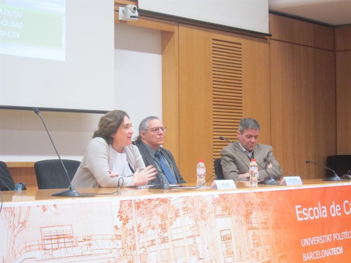   Ada Colau, Enric Fossas I Pedro Díez