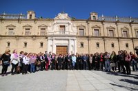 Paro de cinco minutos de todos los grupos del Parlamento andaluz por el Día de la Mujer