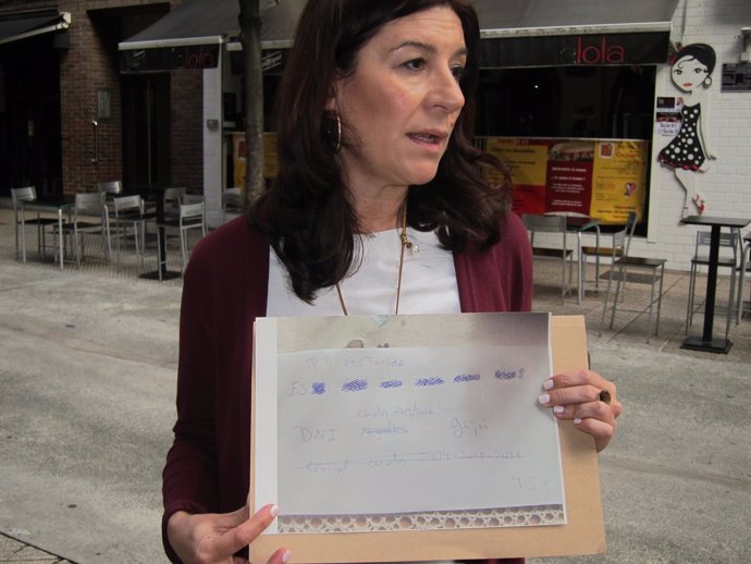 La precandidata al PP de Asturias y presidenta del PP de Avilés Carmen Maniega
