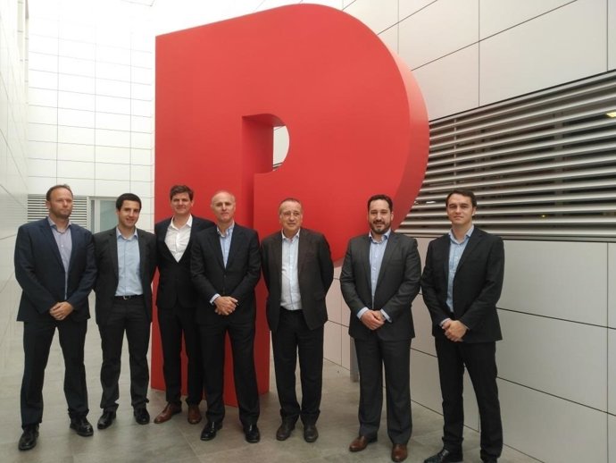 Directivos Leroy Merlin y Pamesa