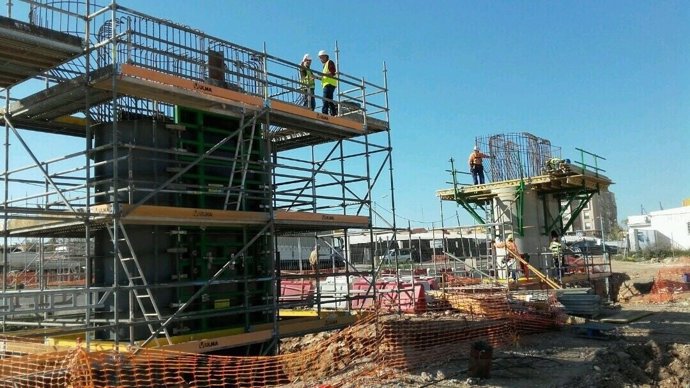 Obras de la variante de Roquetas de Mar 