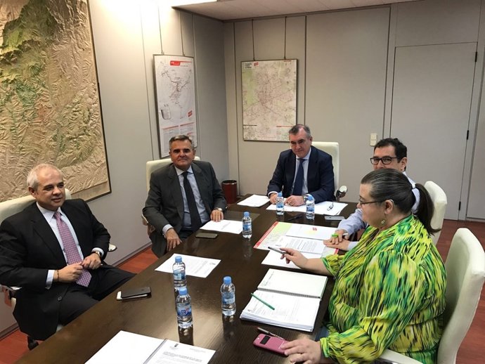 Reunión del alcalde de Majadahonda con el Consorcio de Transportes