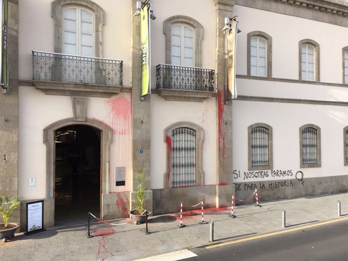 El MNH, víctima de un ataque vandálico