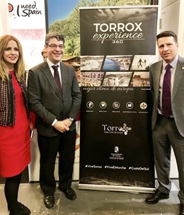 Extremera, Nadal y MEdina torrox itb berlín 2017 promoción turismo