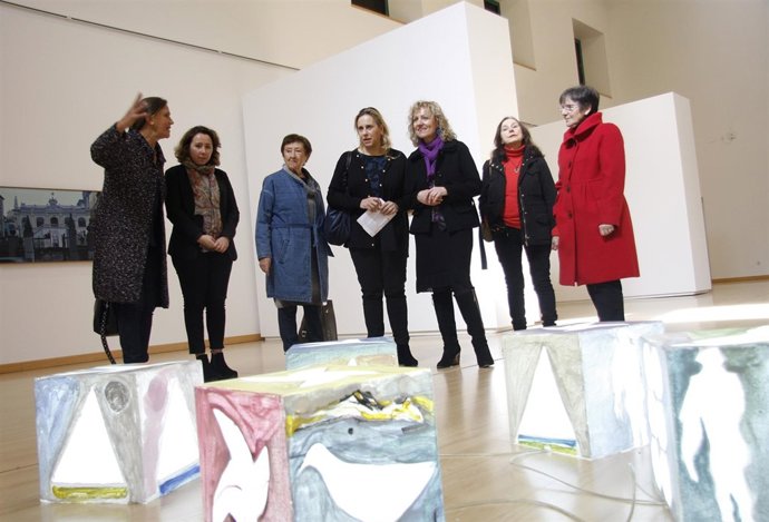 Inauguración de las exposiciones en la Biblioteca Central