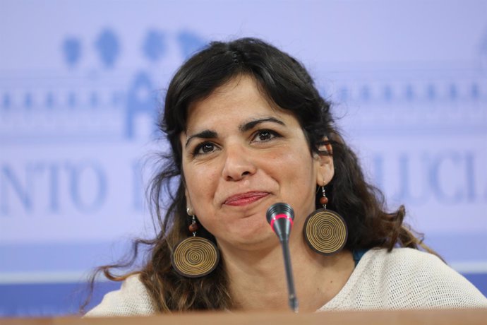 La coordinadora general de Podemos Andalucía, Teresa Rodríguez