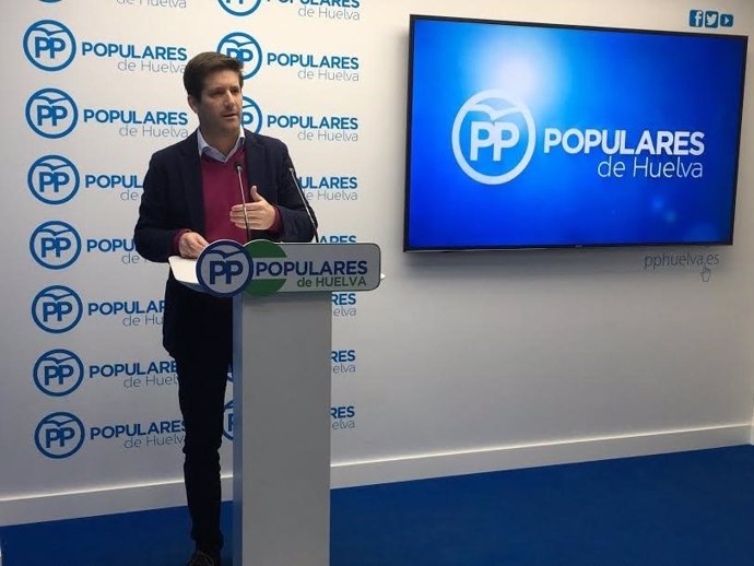 El parlamentario andaluz por el PP de Huelva Guillermo García Longoria.