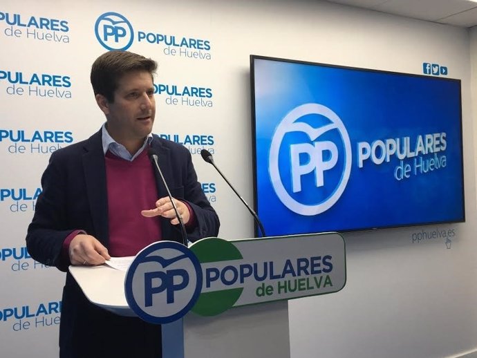 El parlamentario andaluz por el PP de Huelva Guillermo García Longoria.