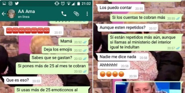 Un joven gasta una broma a su madre sobre los emojis de Whatsapp