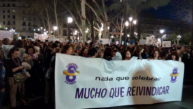 Manifestación por el 8 de marzo en Sevilla