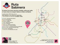 Sabina adelantará este jueves los temas de su nuevo disco en el Metro con una 'ruta sabinera'