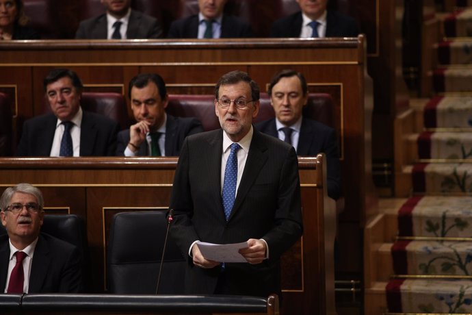 Rajoy en la sesión de control al Gobierno en el Congreso