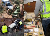 Esclarecidos una quincena de robos de tractores en Jumilla, con seis detenidos menores de edad