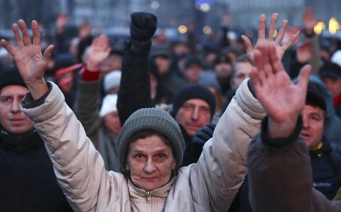 Protestas en Bielorrusia contra un polémico impuesto 