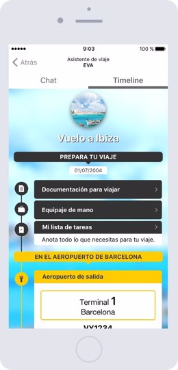 Asistente virtual de Vueling 