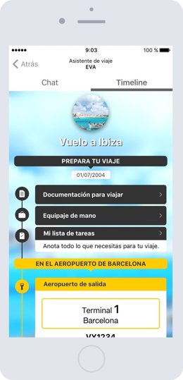 Assistent virtual de Vueling 