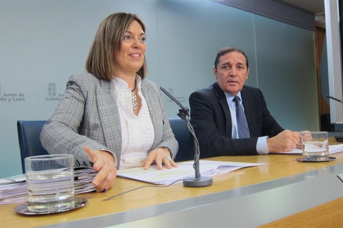 Valladolid. Marcos junto a Sáez Aguado tras el Consejo