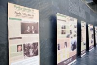 El Parlamento de Navarra acoge una exposición sobre la historia de las hermanas Úriz
