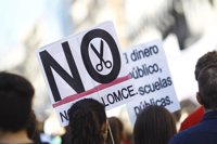 16.944 alumnos de centros públicos y concertados hacen huelga en Baleares