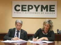Cepyme-Aragón y Mapfre impulsan la contratación de desempleados