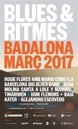Cartell del festival Blues & Ritmes de Badalona