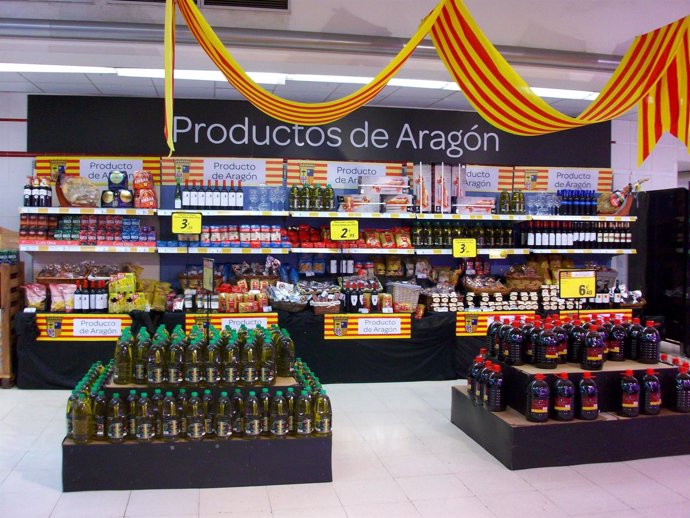 Productos aragoneses en Carrefour